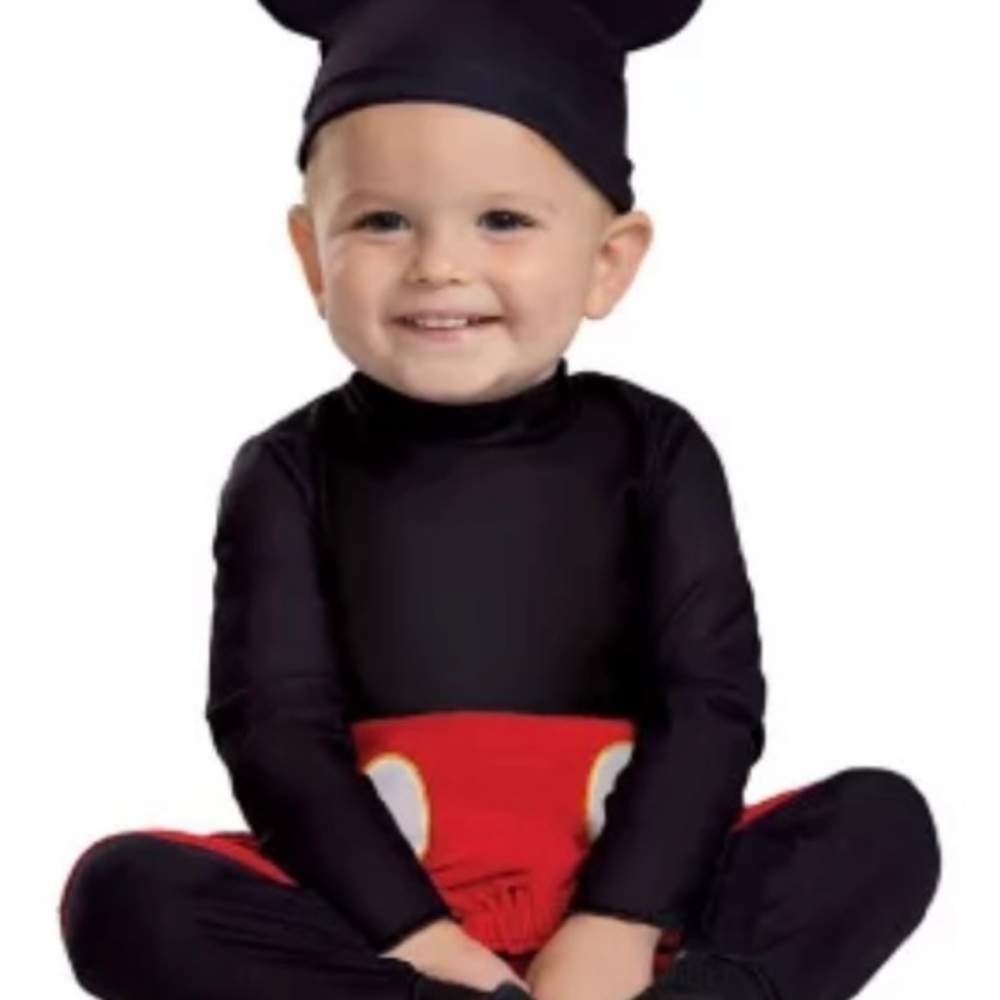 Mickey Mouse Costume Size 6-12